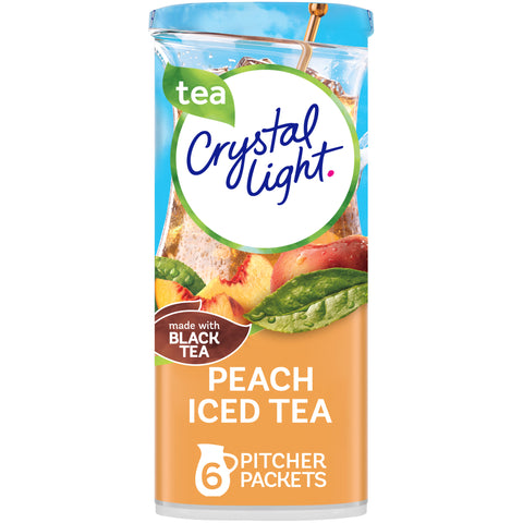 Crystal Light Peach Tea, 1.5 Ounce -- 12 per case.
