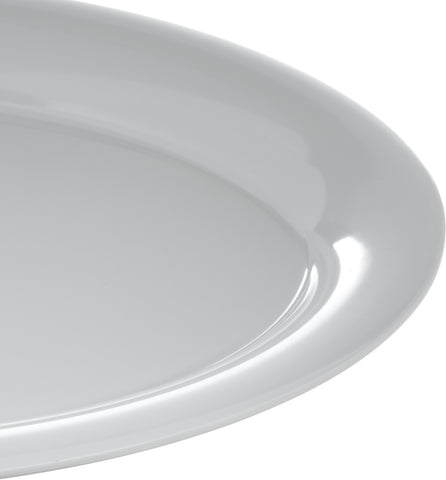 Carlisle PLATTER OVAL WIDE RIM DESIGNER DISPLAYWARE™ WHITE 21X15