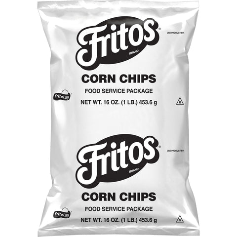 Frito Lay Regular Corn Chips, 1 Pound -- 8 per case.