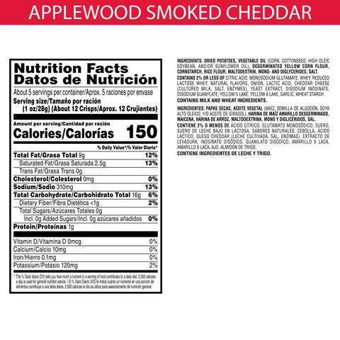 Chip Potato Wavy Applewood Smoked Cheddar