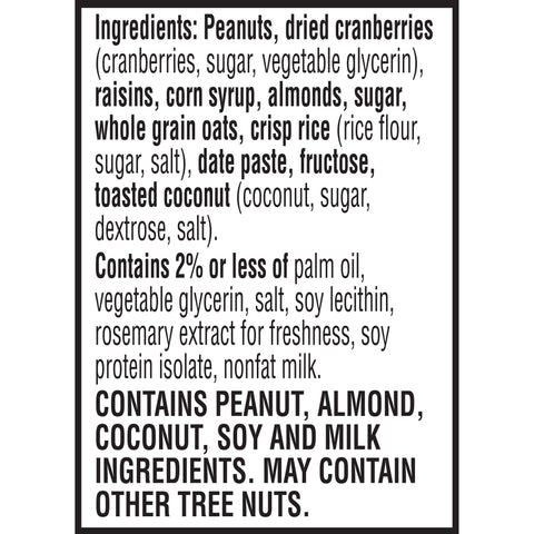 Snack Bar Special K® Chewy Nut Bar Cranberry Almond