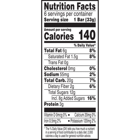 Kelloggs Special K Cranberry Almond Cereal Chewy Nut Bar, 1.16 Ounce -- 72 per case.