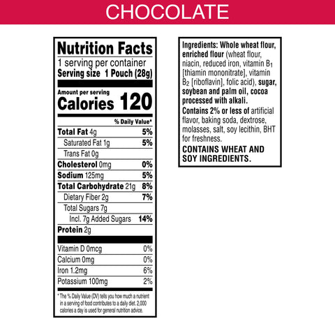 Kellogg's Tiger Bites Chocolate Graham Cracker, 1 Ounce -- 150 per case