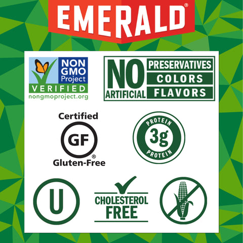 Emerald Natural Walnuts and Almonds, 0.56 Ounce - 7 per pack -- 12 packs per case.