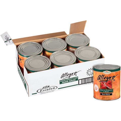 Allegro Tuscan Tomato and Herb Pasta Sauce, 105 Ounce -- 6 per case.