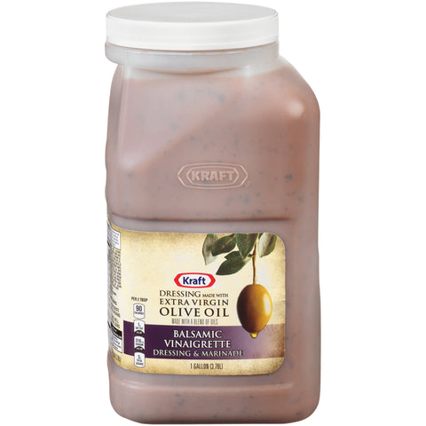 Kraft Dressing Signature Balsamic Vinaigrette, 1 Gallon -- 4 Case