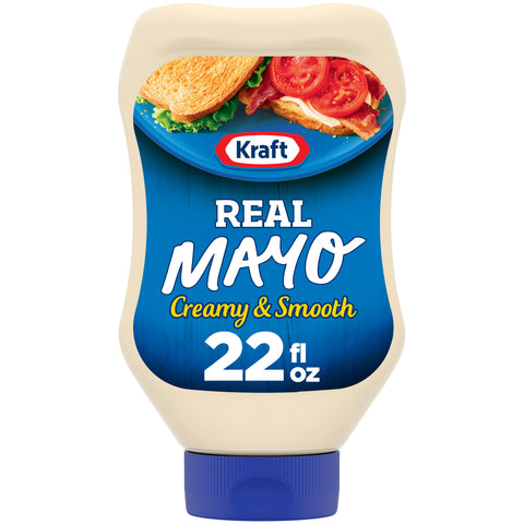 Kraft Real Spoonable Mayonnaise, 22 Ounce -- 12 per case.