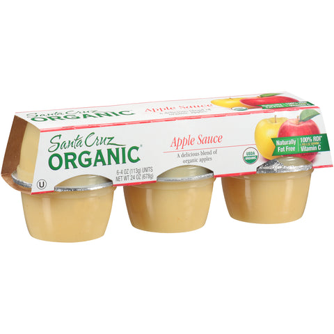 Santa Cruz APPLESAUCE UNSWEETENED ORGANIC SINGLE SERVE CUP