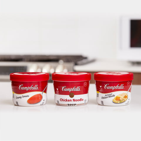 Campbell's® SOUP VEGETABLE RED & WHITE BEEF BOWL MICROWAVEABLE