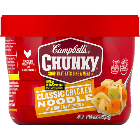 Campbell's® SOUP CHICKEN NOODLE CHUNKY BOWL