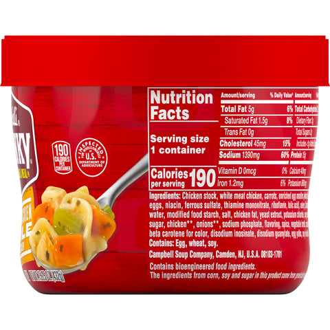 Campbell's® SOUP CHICKEN NOODLE CHUNKY BOWL