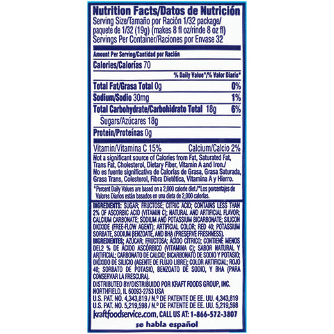 Kool-Aid Tropical Punch Powdered Drink Mix Pouch, 21.1 ounce -- 15 per case