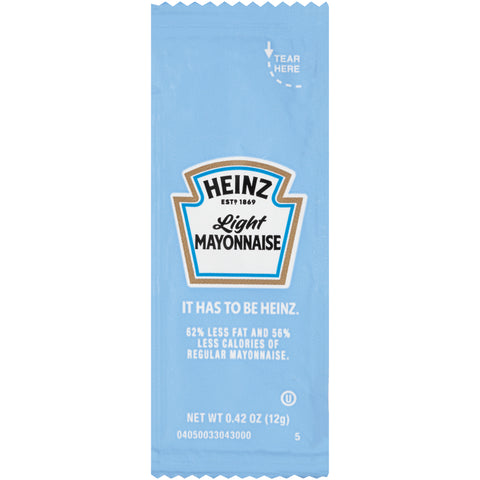 Heinz® MAYONNAISE LIGHT SINGLE SERVE PACKET 532050/78000712