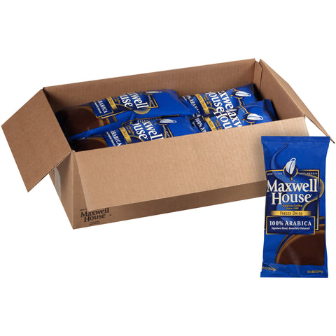 Maxwell House COFFEE INSTANT 100% ARABICA CAFFEINATED FREEZE DRIED SOLUBLE 8 OZ