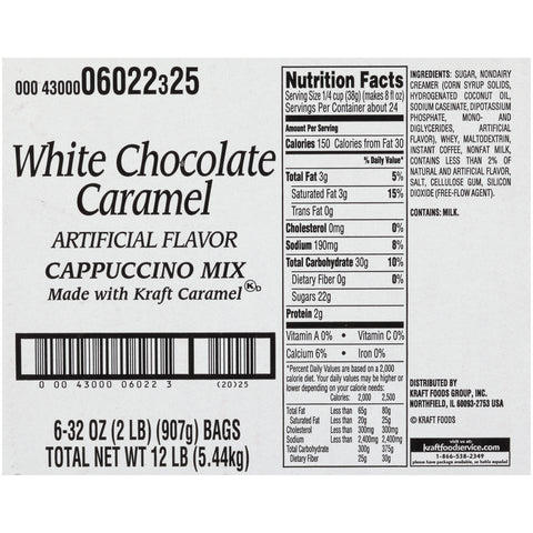 Coffee Instant White Chocolate Carmel *discontinued*