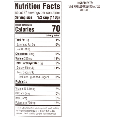Bella Rosa® TOMATO CRUSHED CONCENTRATED (7848530155