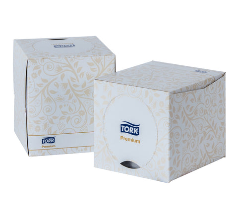 Tissue Facial White 2-ply Cube Box 7.9x8.2