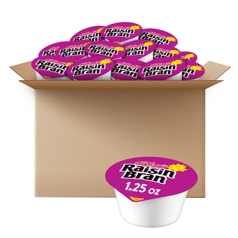 Cereal Raisins Bran Simple Serve 96 Case 1.25 Ounce