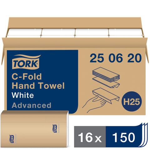 Tork® TOWEL C-FOLD 1-PLY WHITE