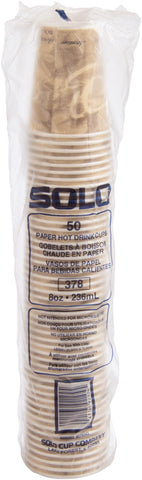 Cup Paper Hot Single Sided Poly 8 Oz