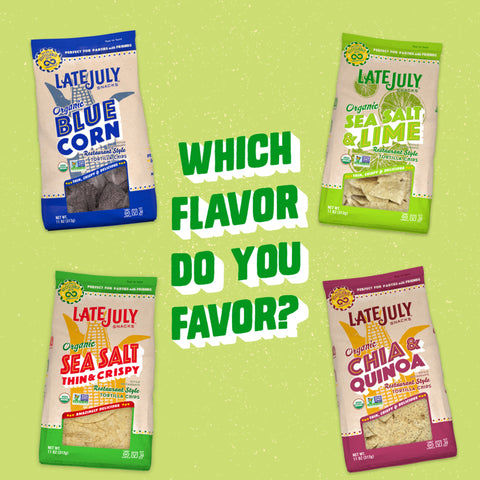 Late July Snacks TORTILLA CHIP THIN MULTIGRAIN ORGANIC