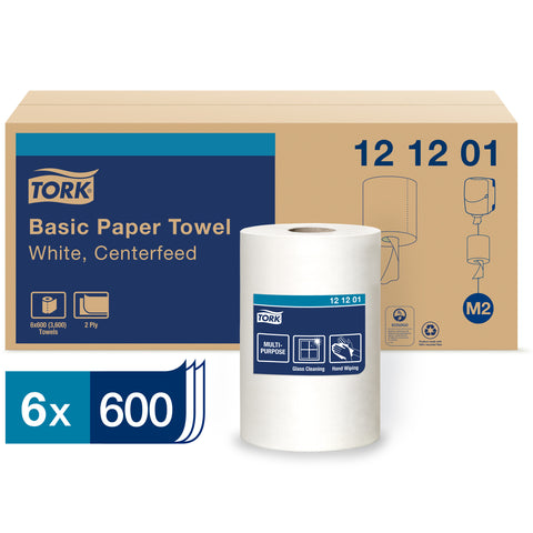 Tork Advanced TOWEL HAND CENTERFEED WHITE 2-PLY 9X11.8
