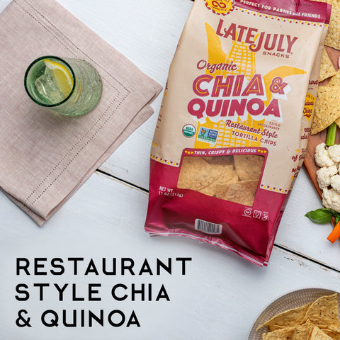 Late July Snacks TORTILLA CHIP THIN MULTIGRAIN ORGANIC