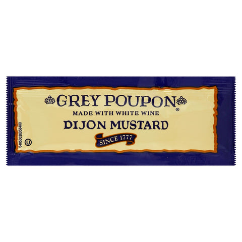 Grey Poupon Dijon Mustard Packets 200 Case .25 Ounce