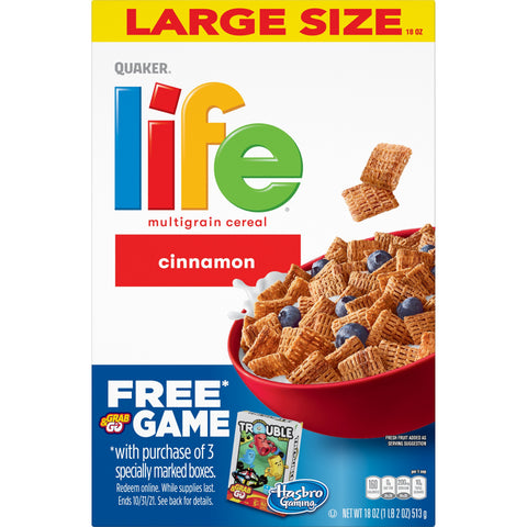 Quaker® CEREAL LIFE CINNAMON