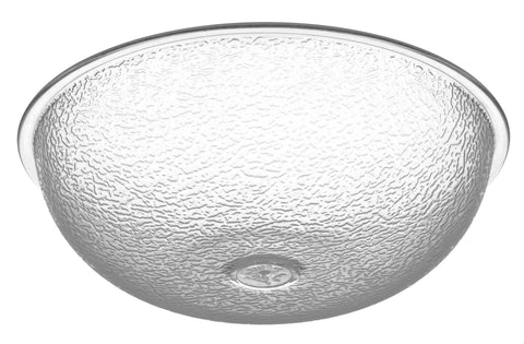 Carlisle BOWL PLASTIC PEBBLE CLEAR 18 QT
