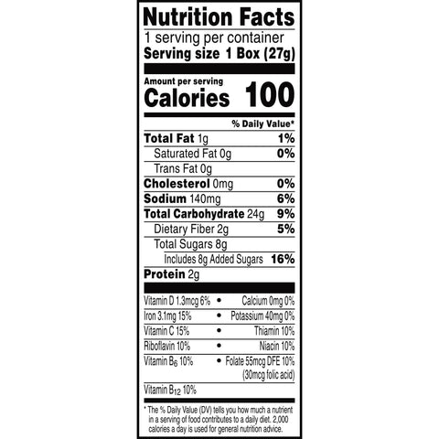 Cereal Froot Loops, 0.95 Ounce Each -- 70 Per Case