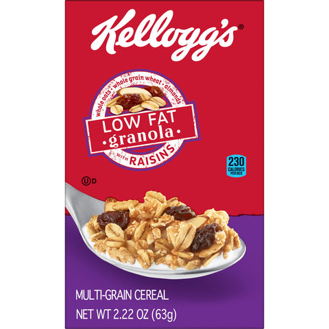 Low Fat Granola With Raisins 70 Per Case 2.22 Ounce Each