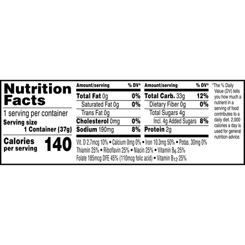 Kelloggs Toasted Rice Krispies Cereal, 1.3 Ounce -- 60 per case.