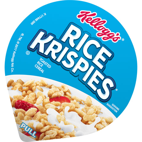 Kelloggs Toasted Rice Krispies Cereal, 1.3 Ounce -- 60 per case.