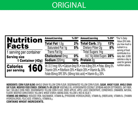 Kellogg's® CEREAL APPLE JACKS® CEREAL-IN-ACUP
