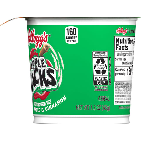 Kellogg's® CEREAL APPLE JACKS® CEREAL-IN-ACUP