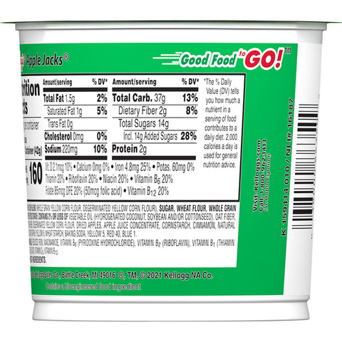 Kellogg's® CEREAL APPLE JACKS® CEREAL-IN-ACUP