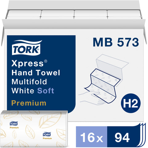 Towel Soft Multifold White 2-ply 9.13x12.8