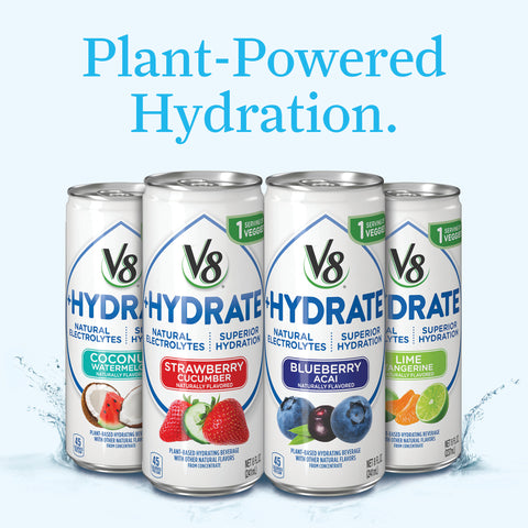 V8® DRINK STRAWBERRY CUCUMBER SUPERIOR HYDRATION CAN