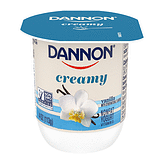 Dannon Creamy Strawberry and Vanilla Twin Pack Yogurt, 4 Ounce -- 48 per case.