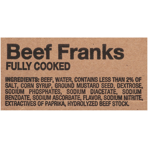 Frank All Beef 4:lb 6.5
