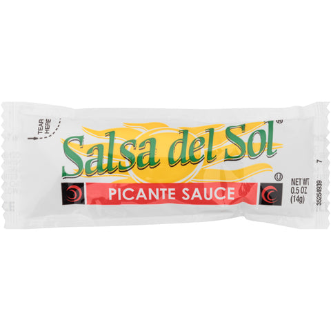 Salsa Del Sol Picante Sauce -- 200 Count .5 Ounce