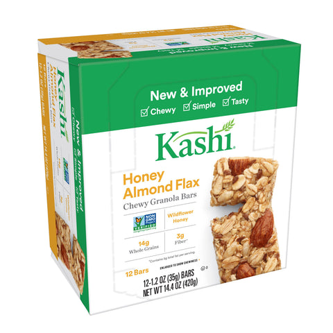 Kashi Honey Almond Flax Chewy Granola Bar, 1.2 Ounce -- 72 per case