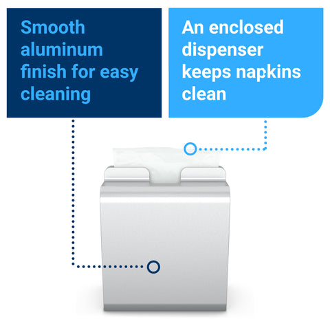 Tork Image Xpressnap® DISPENSER NAPKIN COUNTER ALUMINUM