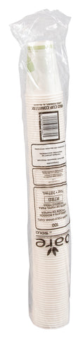 Dart Green White Polylactic Acid Round Cold Cup, 7 Ounce Capacity -- 2000 per case