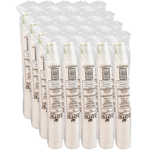 Dart Green White Polylactic Acid Round Cold Cup, 7 Ounce Capacity -- 2000 per case