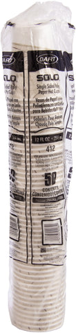 Cup Paper Hot Single Poly 12 Oz