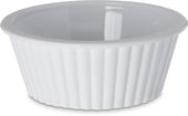 Carlisle RAMEKIN FLUTED PLASTIC WHITE 2 OZ
