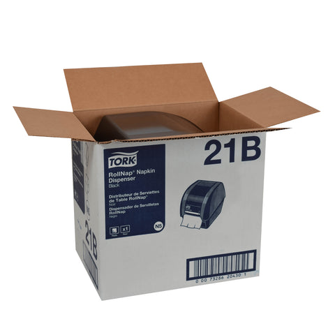 Tork® DISPENSER NAPKIN ROLLNAP BLACK 11X8.25X10
