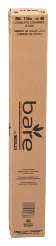 Cup Paper Water Cone White Eco-forward Treated 4 Oz